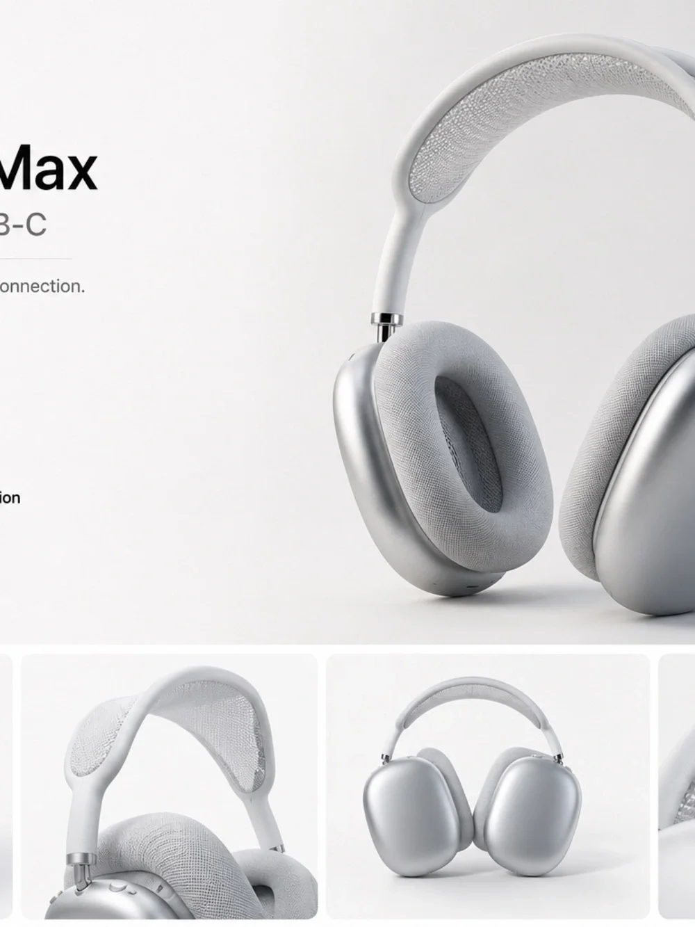 Apple AirPods Max Over-Ear Headphones - Silver